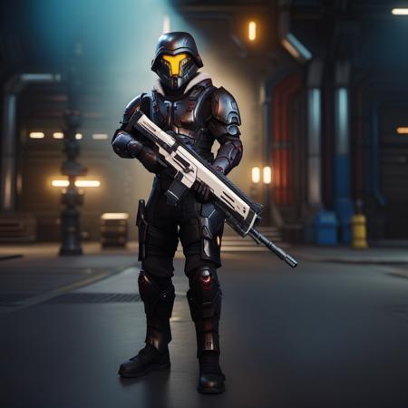 Nod soldier - Command and Conquer : Tiberian Sun - SDXL