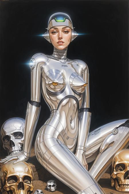 Hajime Sorayama - LoRA Style版本v2.0 (ID: 130144)