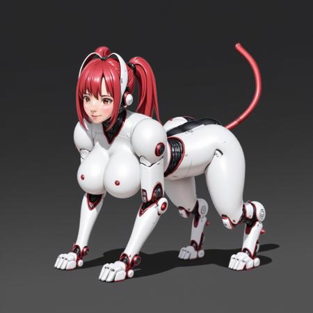 Cyber-Pet Woman to cyborg pet transformation.