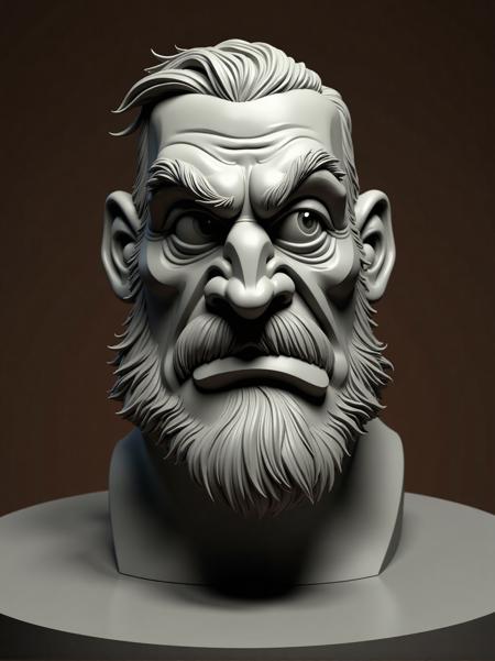 CLAY RENDER - Stylized 3D clay render style for FLUX