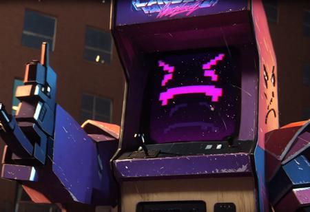 Kung Fury Angry 80s Arcade Machine