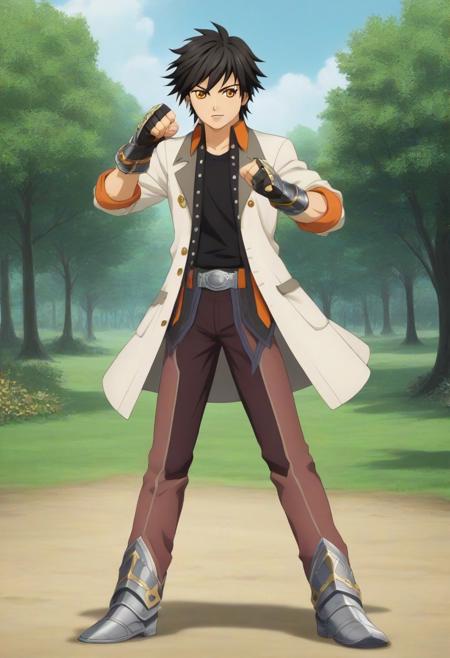 Jude Mathis from Tales of Xillia & Hibiki Kazaguruma (Flash Beat form) from Brave Beats