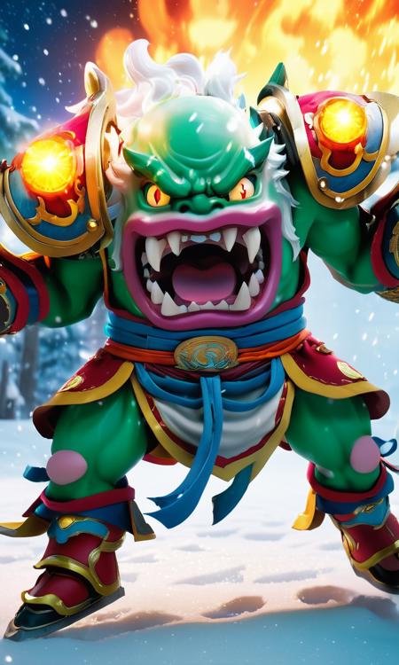 Monster Codex-XingTian | 怪物志-百鬼-刑天