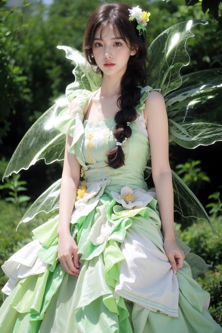 JAY - GREEN BUTTERFLY DRESS
