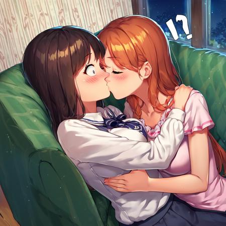 Kiss on lips