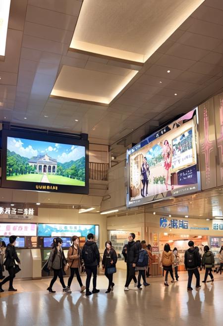 阪急梅田駅ビッグマン前 / Hankyu UMEDA station, bigman SDXL