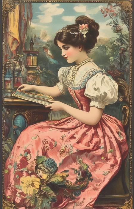 style of Chromolithography [SDXL] 261