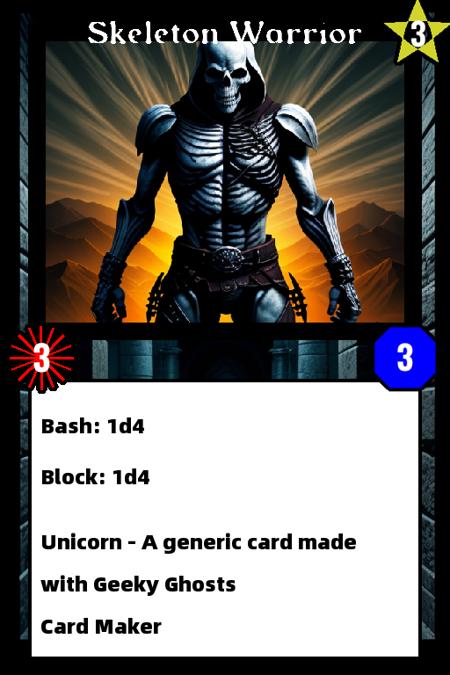Geeky Ghost CCG Card Maker