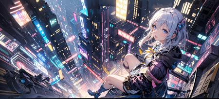 赛博世界/Cyberworld/赛博朋克场景 Lora
