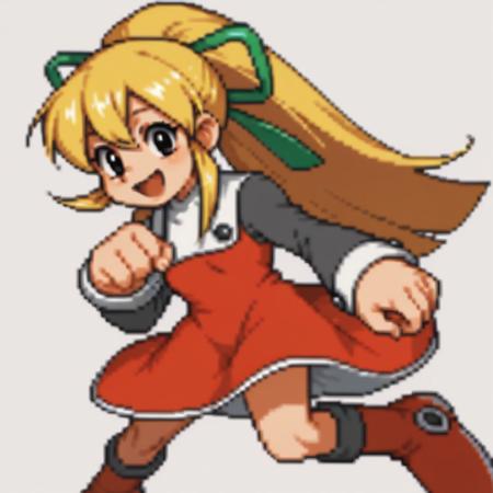 Roll (Megaman / Rockman) | ロール / ロールちゃん (ロックマン) | Pony & Illustrious版本Pony (MvC sprite version) (MvC sprite version)