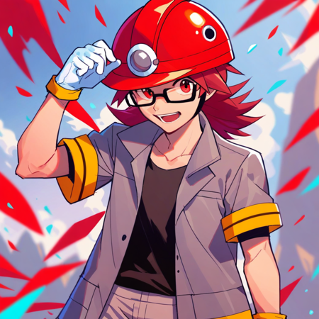 (Pony Diffusion XL) Roark (Pokemon)