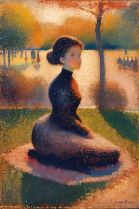 style of Georges Seurat 403