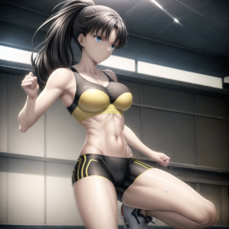 Rin tohsaka  LORA and(Pony)  from fate stay night visual novel