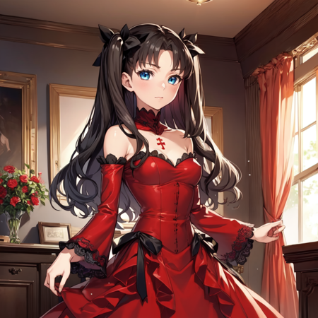 Rin tohsaka  LORA and(Pony)  from fate stay night visual novel