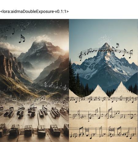 Double Exposure meets Photography Artstyle XL