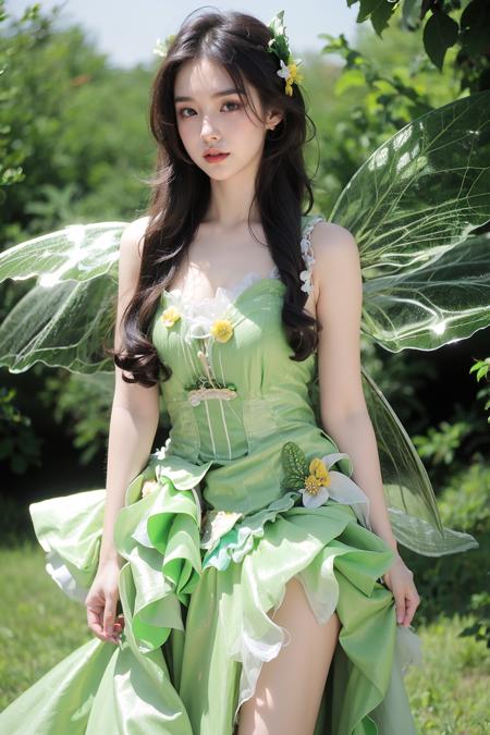 JAY - GREEN BUTTERFLY DRESS