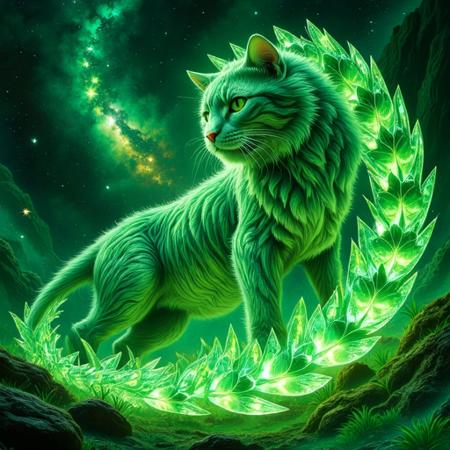 Trippy Alien Animals (Mostly Feline)