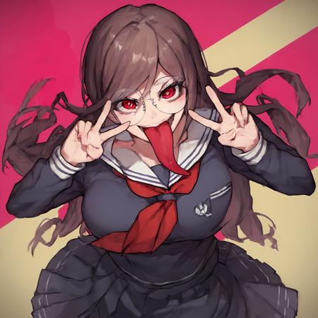 Toko Fukawa and Genocide Jack (Danganronpa; Trigger Happy Havoc) pdxl