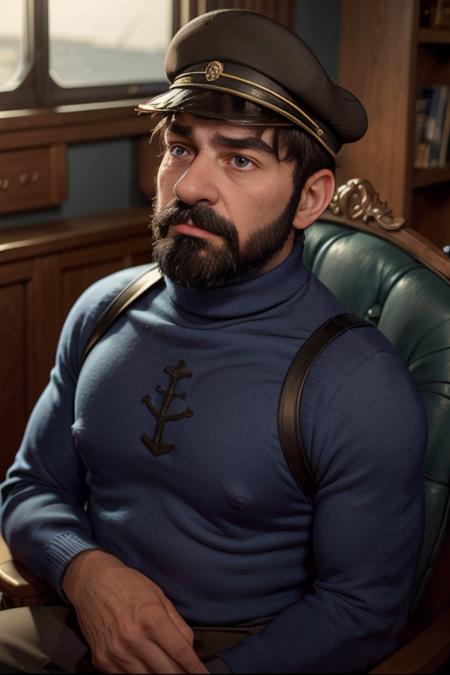 Captain Haddock - The Adventures of Tintin (by Hergé)