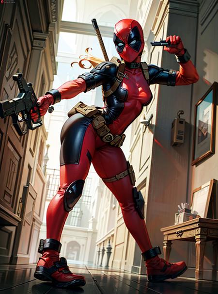 LadyPool (Marvel) by YeiyeiArt