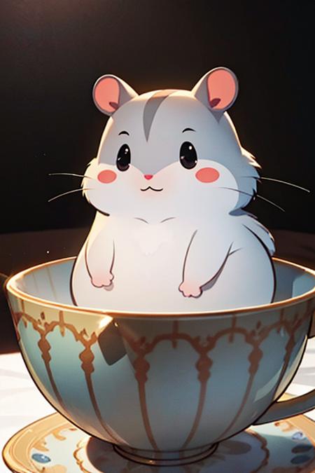 杯中的仓鼠（莫名成了可汗）hamster in cup