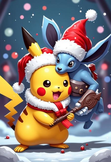 Wearing a Santa Hat (FLUX)