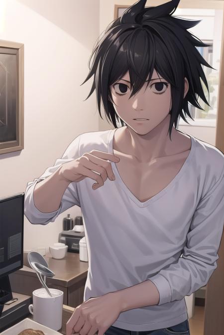 L / Lawliet (エル ローライト) - Death Note (デスノート)