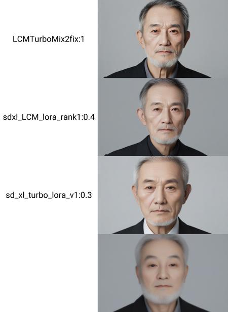 LCM&TurboMix LoRA (Only 12MB, 8-step sampling Effect is superior to using LCM or Turbo alone!)