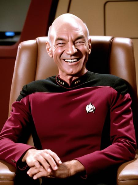 Patrick Stewart (actor) as Jean-Luc Picard [XL]