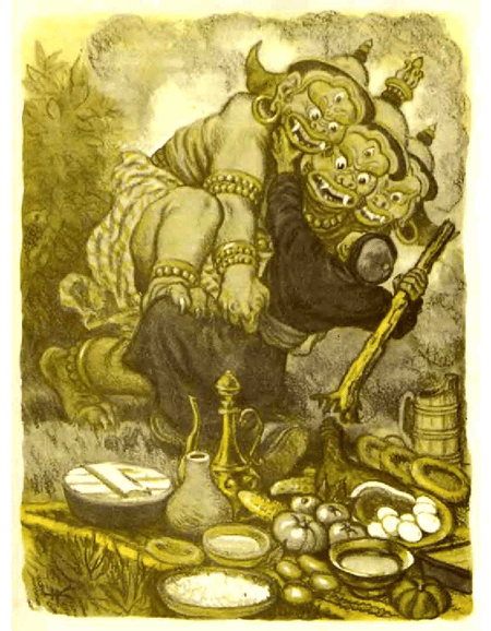 Illustrations for fairy tales, Nikolai Kochergin style