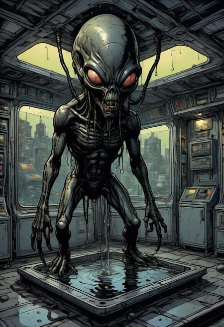 Eldritch Comics (comic book style illustration)