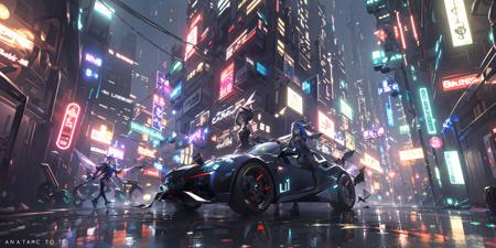赛博世界/Cyberworld/赛博朋克场景 Lora