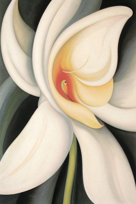 Georgia O'Keeffe's flower paintings