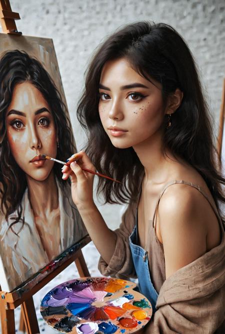 Painting a Self-Portrait