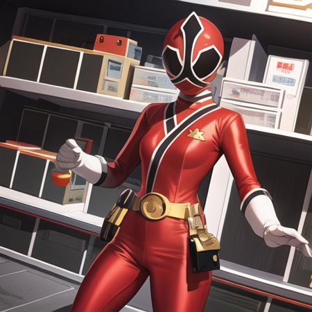 Red power ranger, power rangers samurai版本v1.0 (ID: 371379)