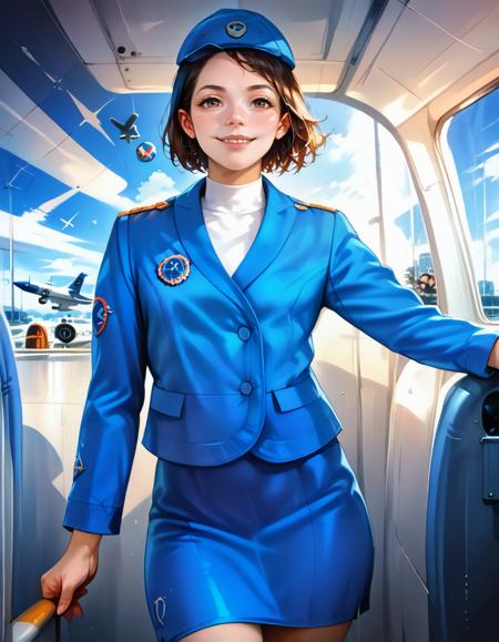 客室乗務員(Flight attendant)