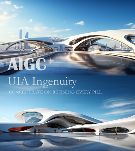 UIA architectural lora | Zaha curve style