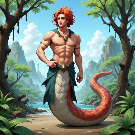 Naga - Creature Concept - FLUX