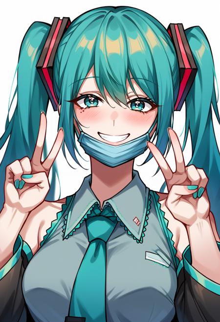Mask Pull/Mask on Neck Concept [PonyXL]