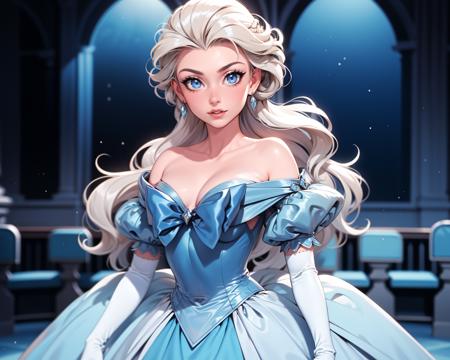 Off-Shoulder Satin Ballgown | The King and I