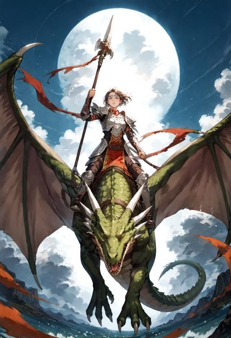 Wyvern rider / ドラゴンナイト (Fire Emblem) Pony/Flux/IL版本Pony-v1.0 (ID: 654840)