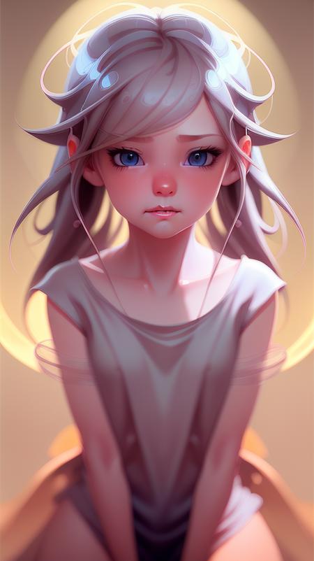 frowning