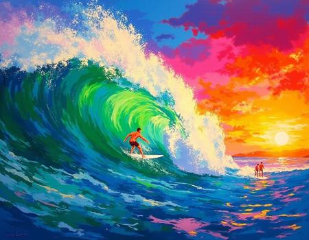 Leroy Neiman Style