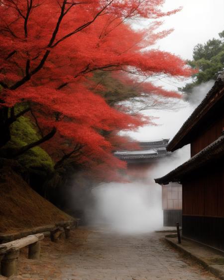 Ancient Japanese Village MicroLyCO (half-wilderness half-countryside) (SD1.5)版本v1.0 (ID: 165525)