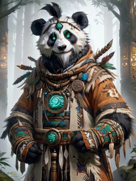 Pandaren WoW Style [SDXL LoRA]