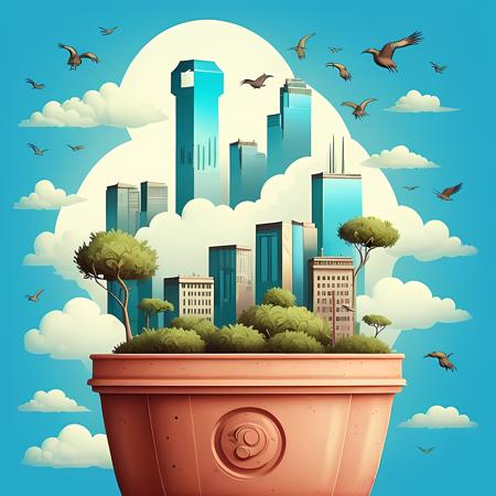 尘歌盆 Potted World