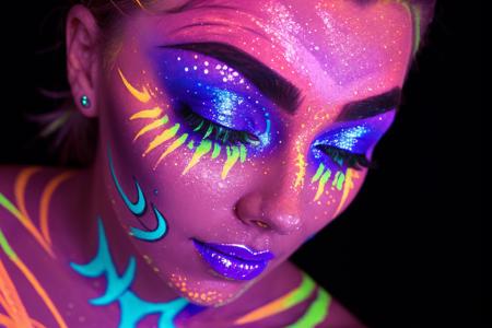 Blacklight UV (SD 1.5) art style lora