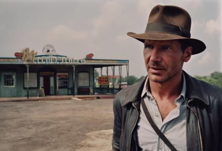 Indiana Jones - SDXL LoRA - (Harrison Ford's Early 90s Character) - Dreambooth Trained