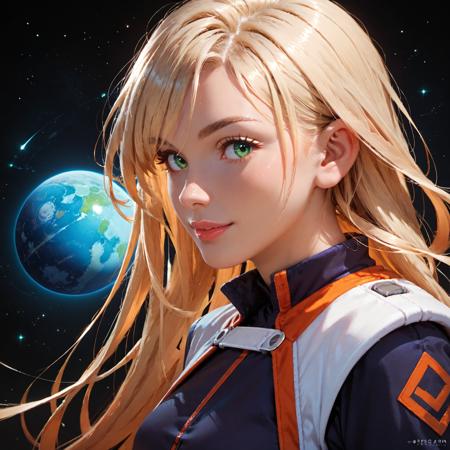 Space Pilot Woman Single Image Dataset LoRA