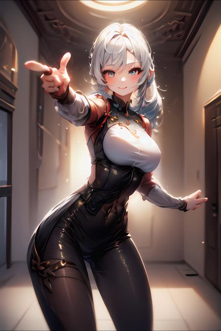 Pointing Forward (Finger Gun) for SD model / pose